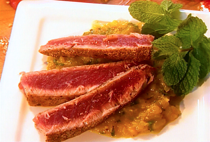 Seared Tuna With Mango Salsa Recipe