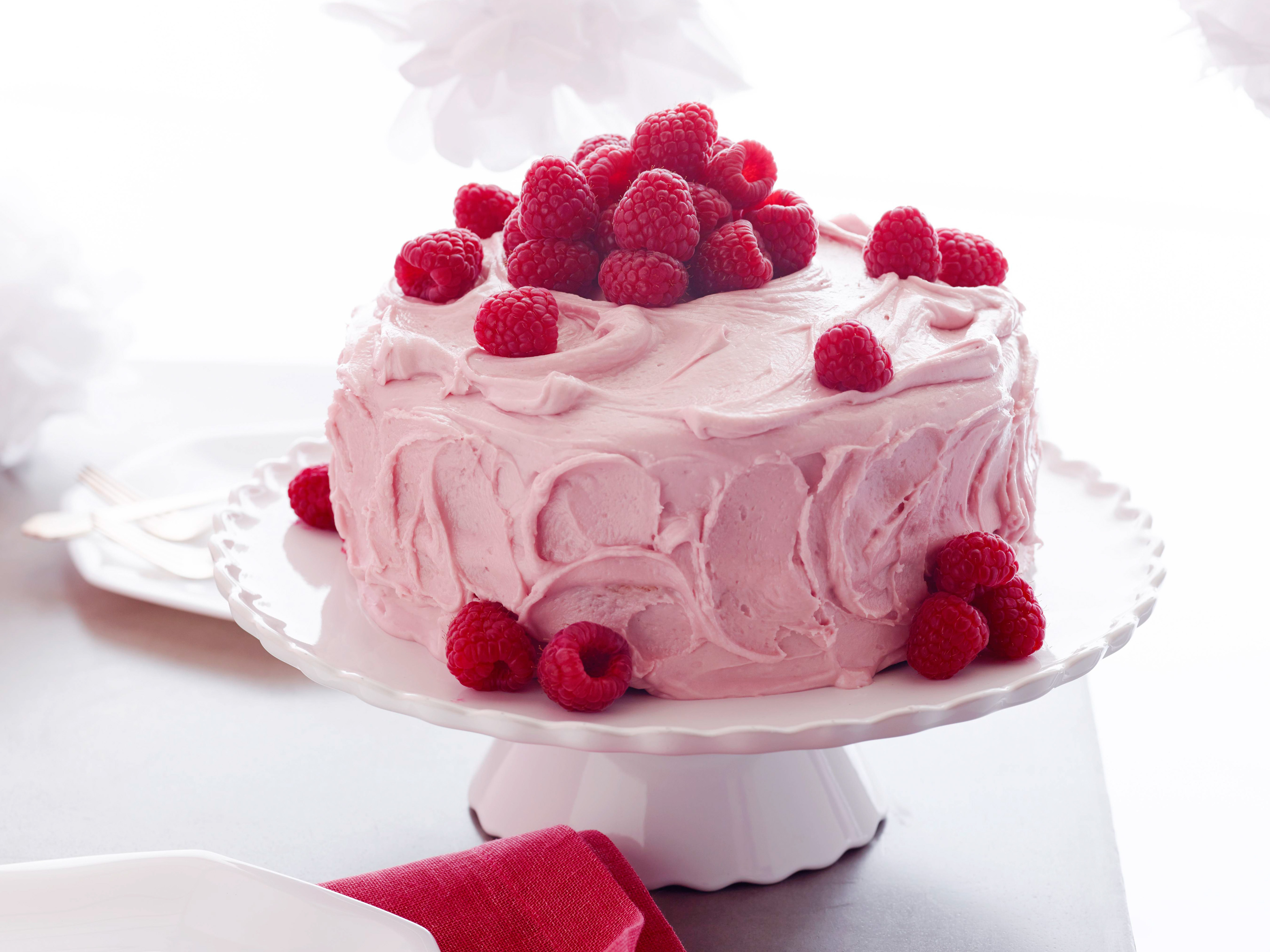 Raspberry Birthday Cake by thehungrycooknz  Quick  Easy Recipe  The  Feedfeed