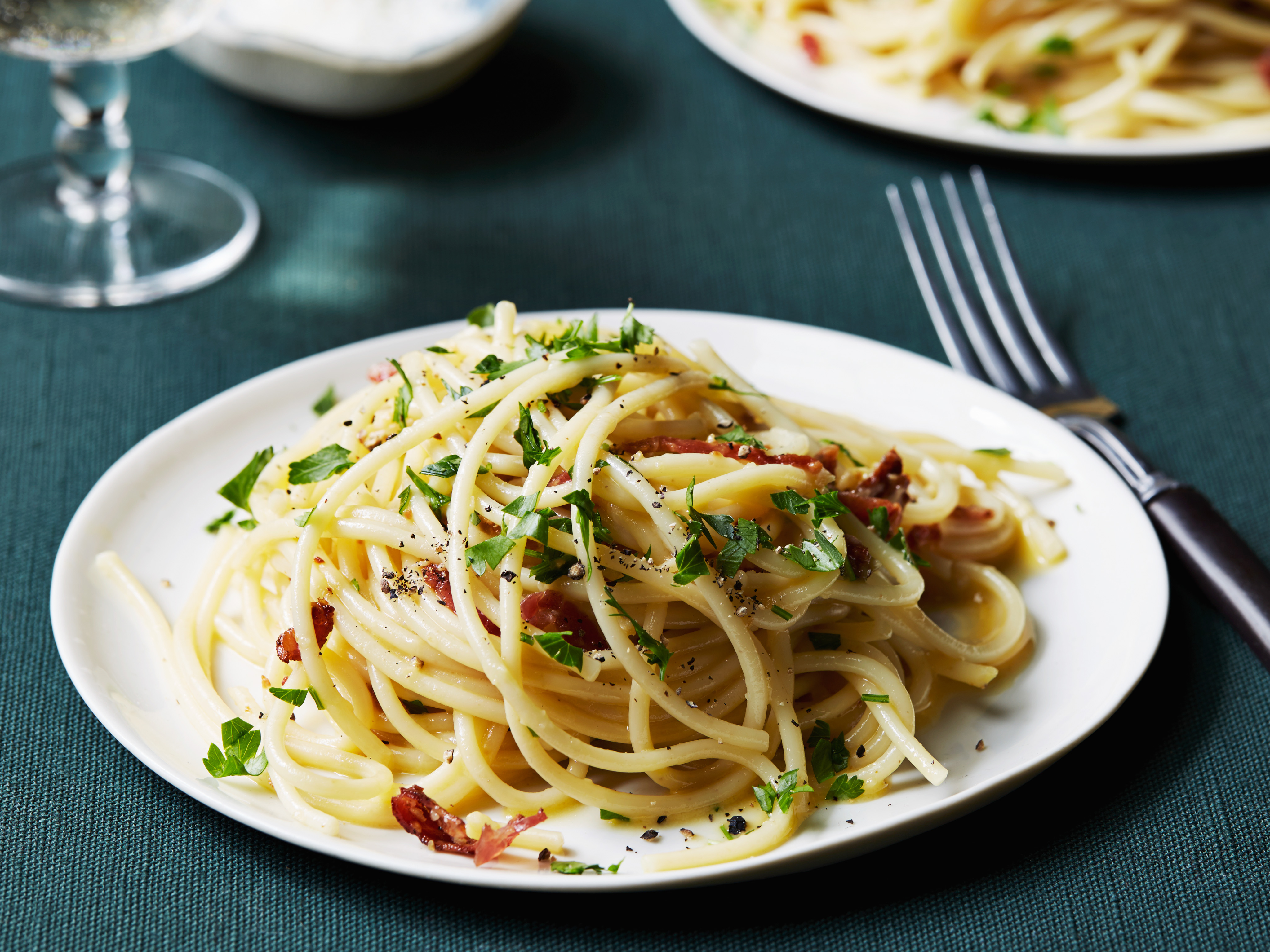 Spaghetti Carbonara - Sip and Feast