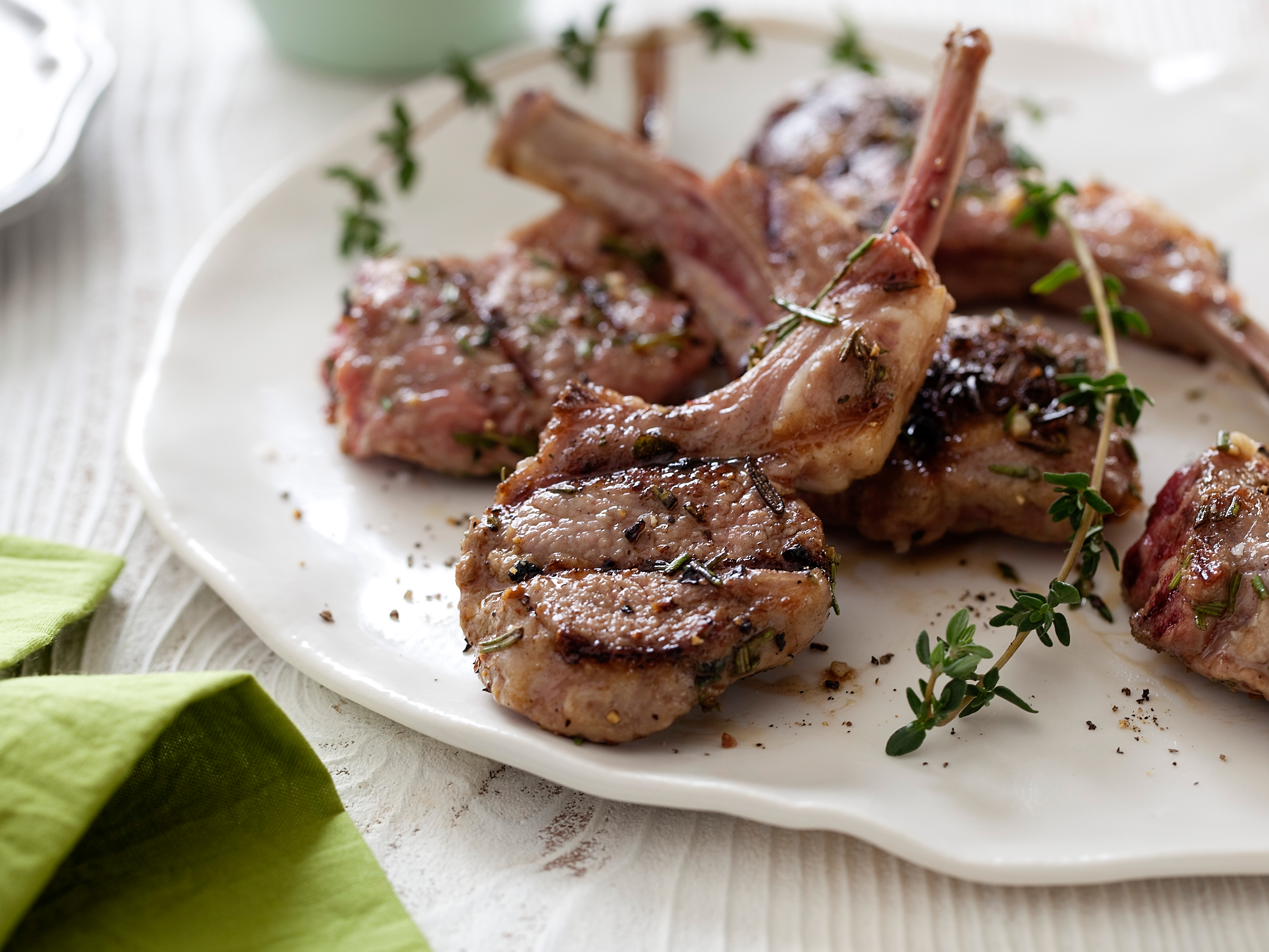 baby lamb chops on the grill