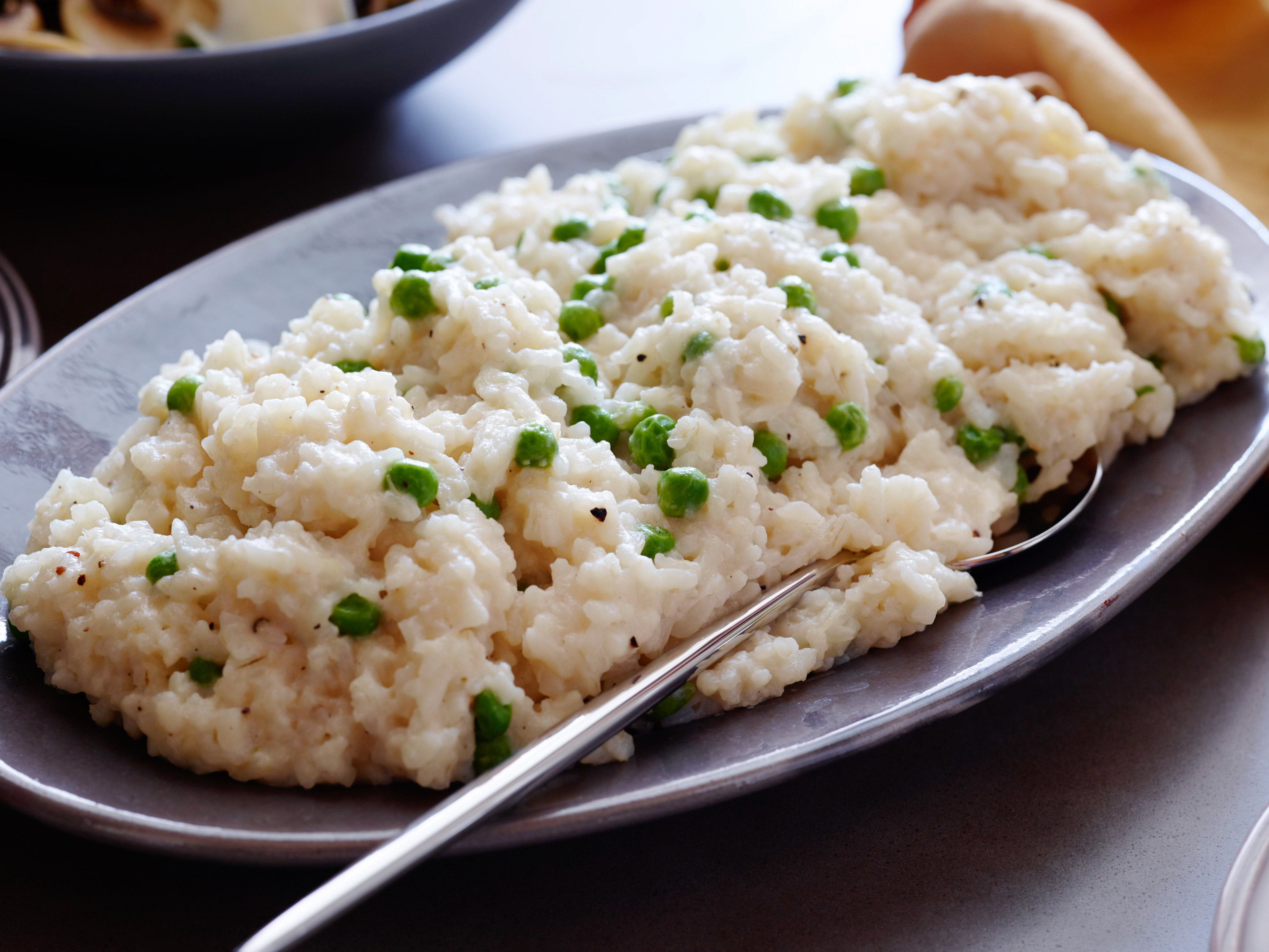 Arborio Rice Risotto with Parmesan Cheese - Familystyle Food