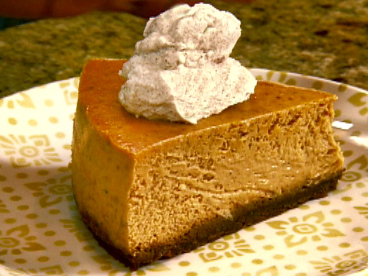 Gina's Pumpkin Cheesecake Recipe | The Neelys | Food Network