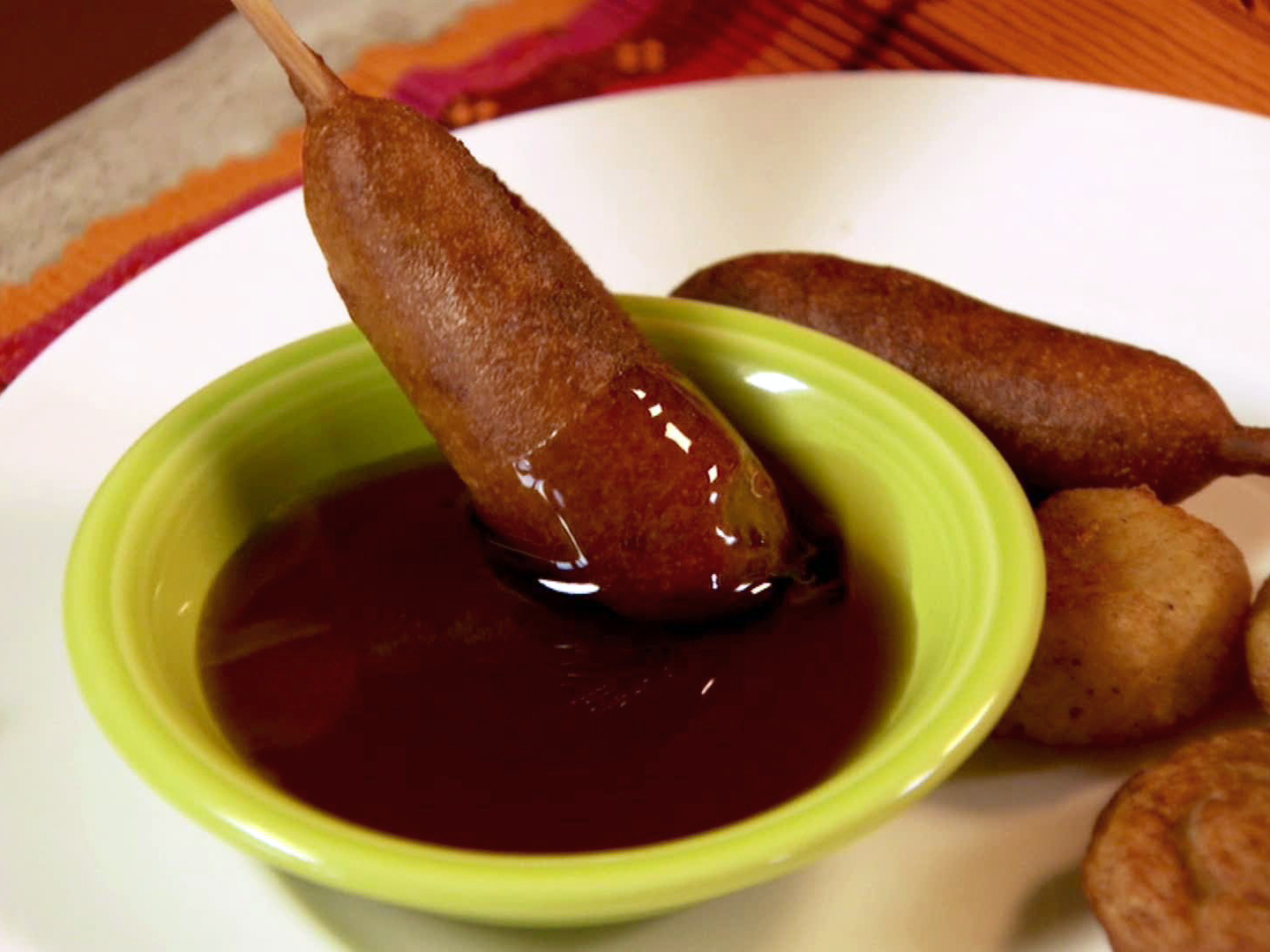 Pancake Sausage on a Stick - Great Grub, Delicious Treats