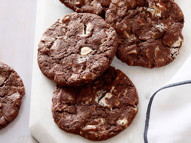 Chocolate White Chocolate Chunk Cookies Recipe | Ina Garten | Food