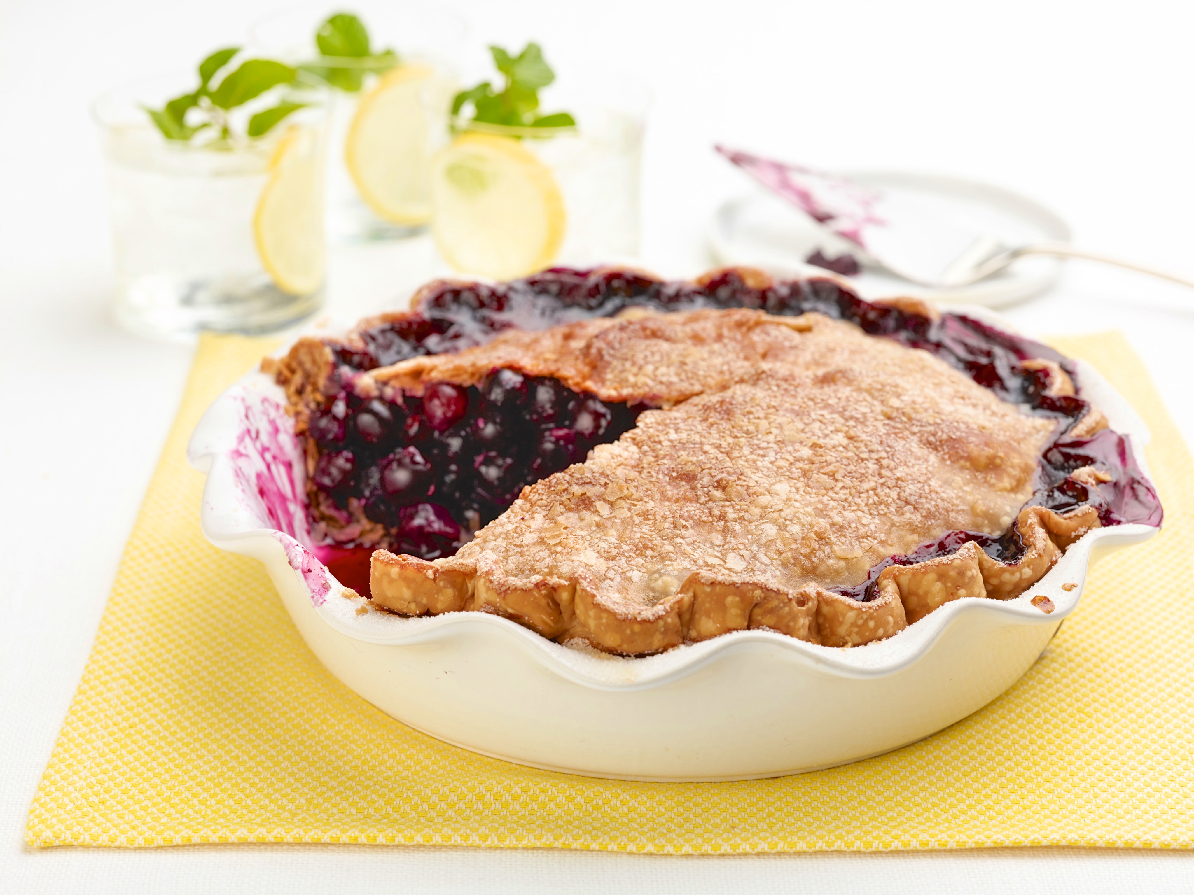 Blueberry-Lemon Pie with a Butter Crust Recipe