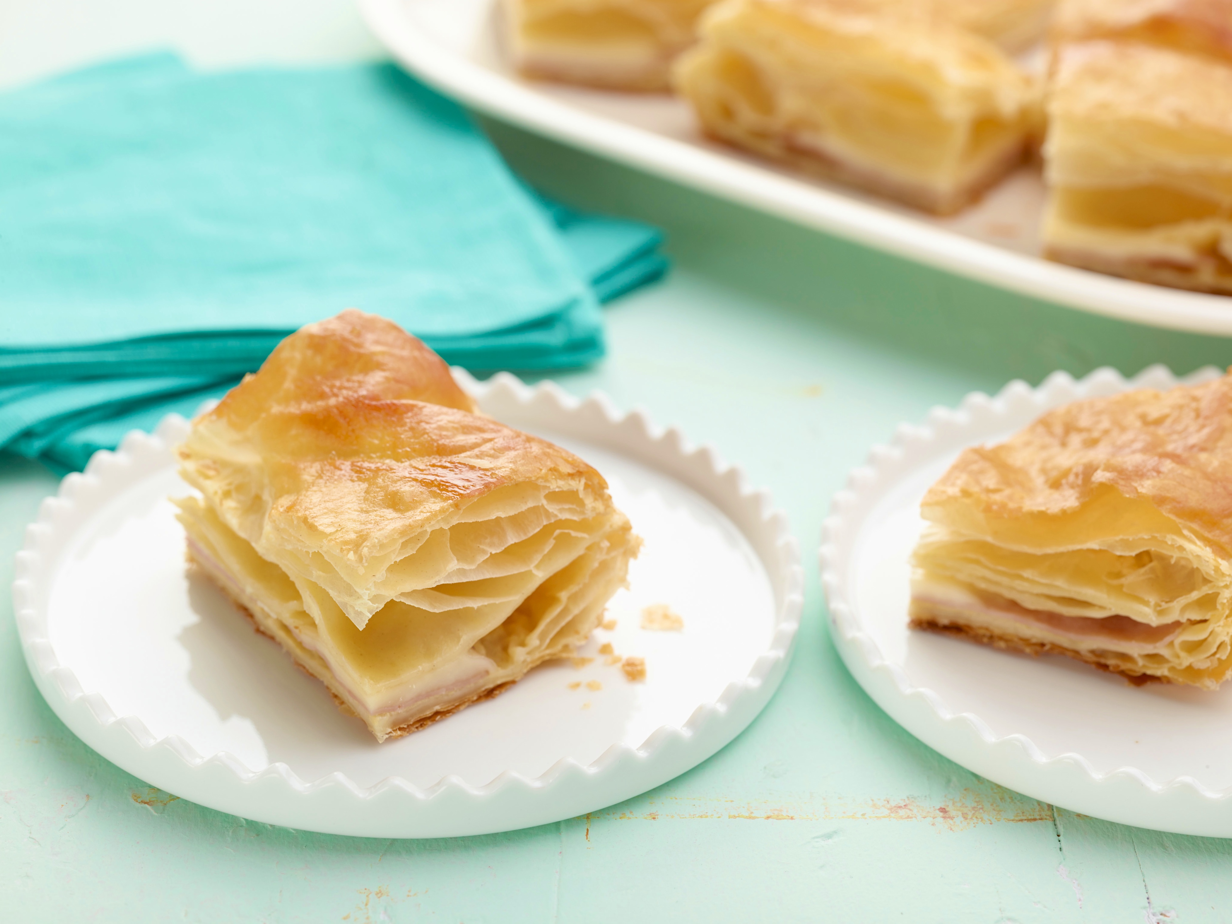 Ham and Cheese Puff Pastry - Everyday Delicious