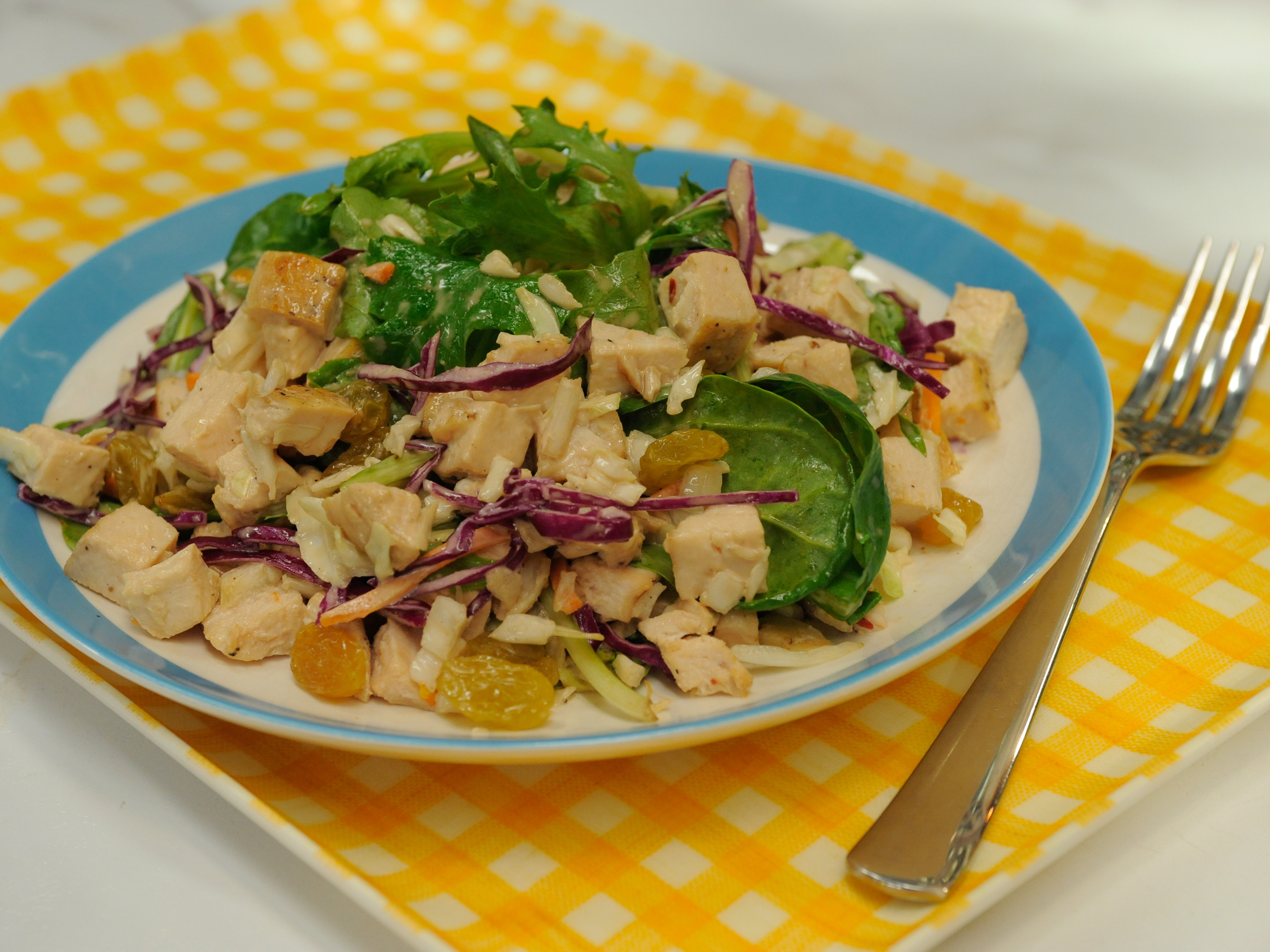 Chinese Chickenless Lunch Box Salad