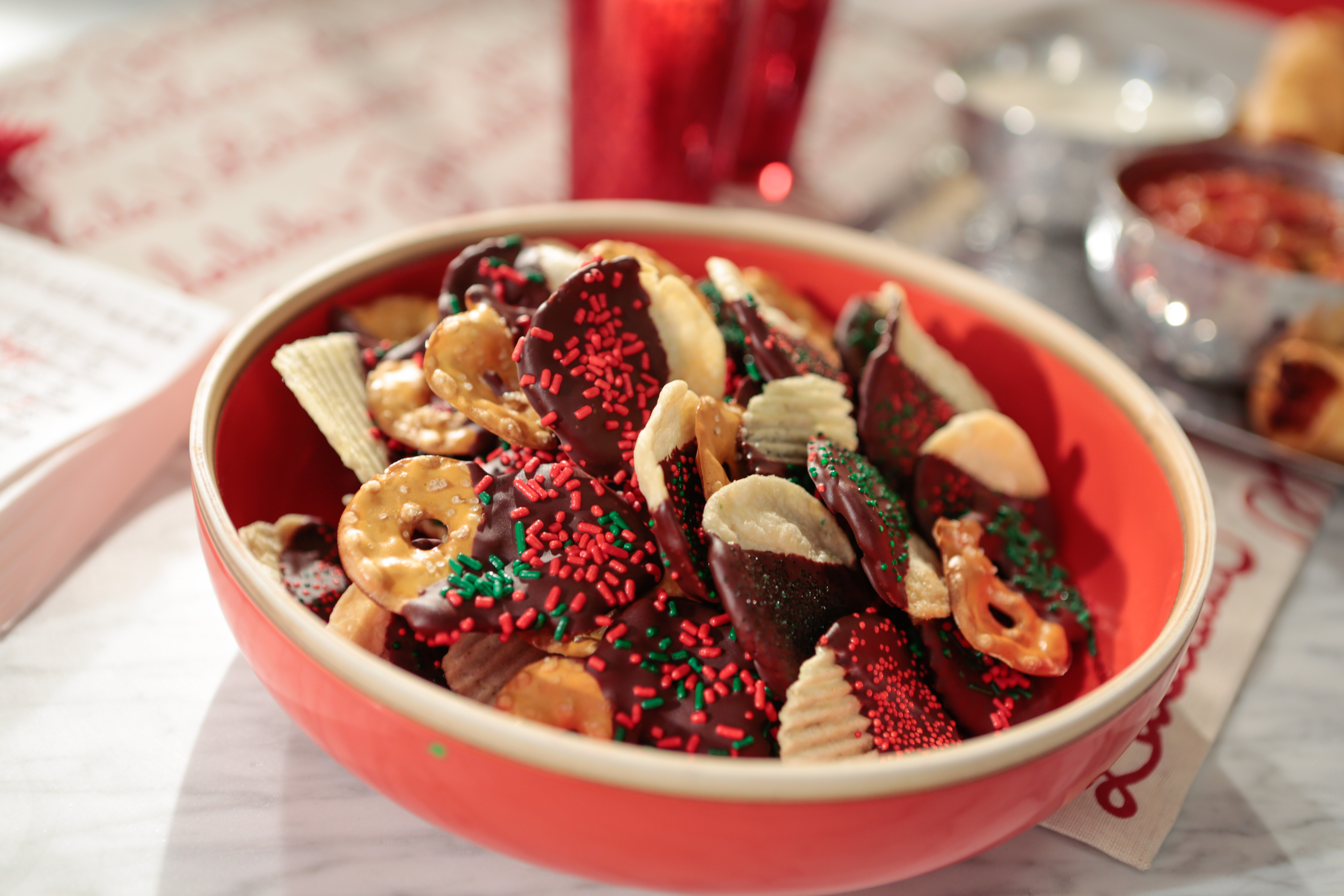 Chocolate-Dipped Chips Recipe | Giada De Laurentiis | Food Network