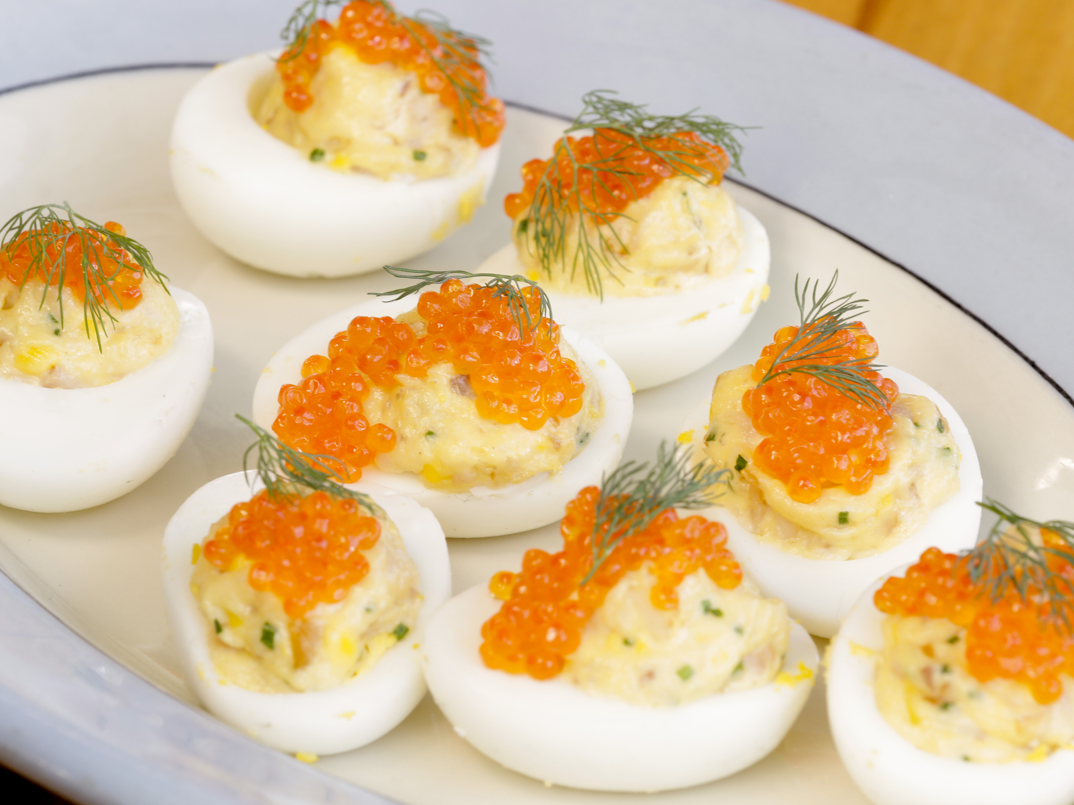 Smoked Trout Devilled Eggs Recipe