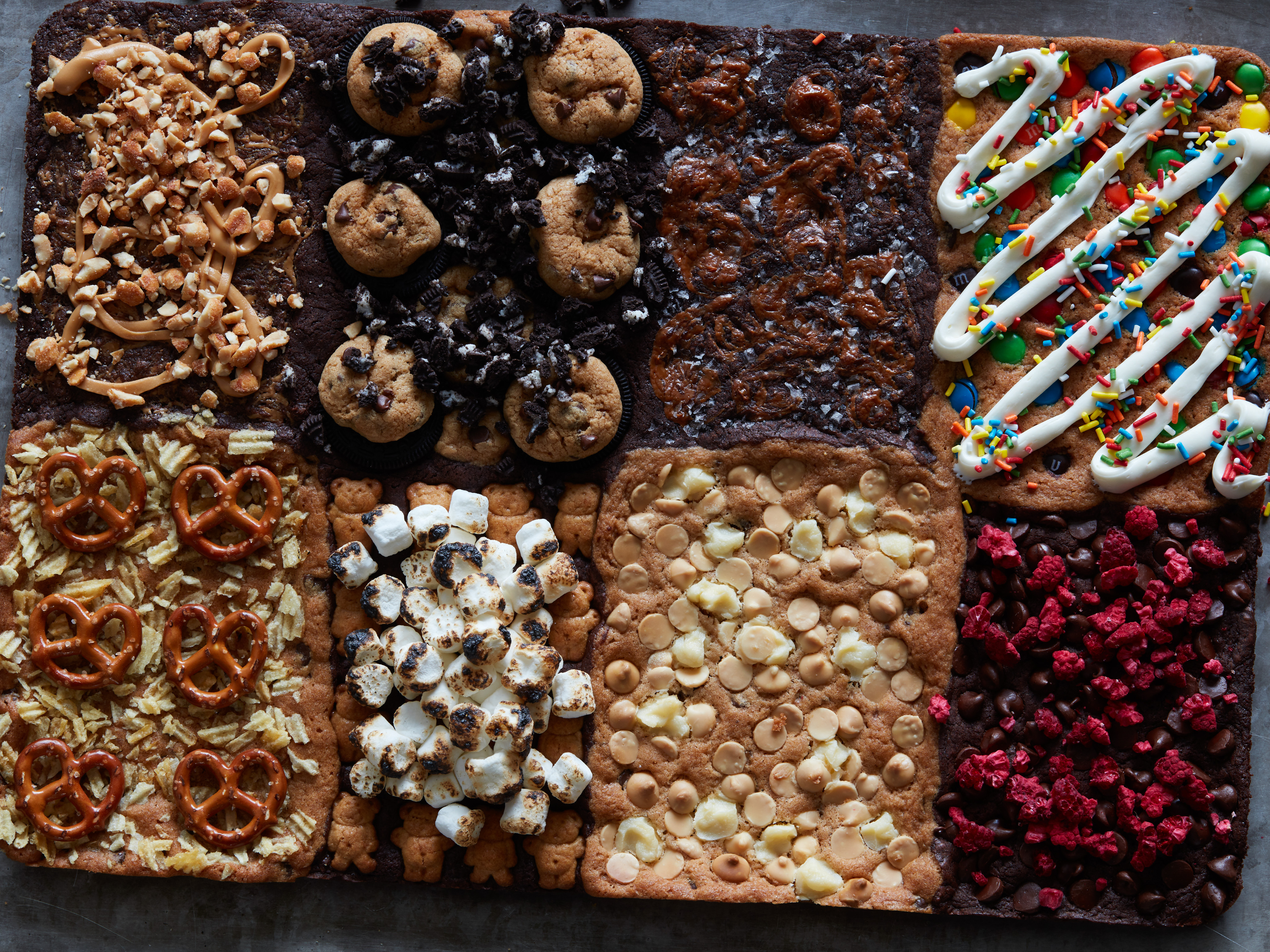 Eight-Flavor Sheet Pan Brownie-Cookie Bars Recipe, Food Network Kitchen