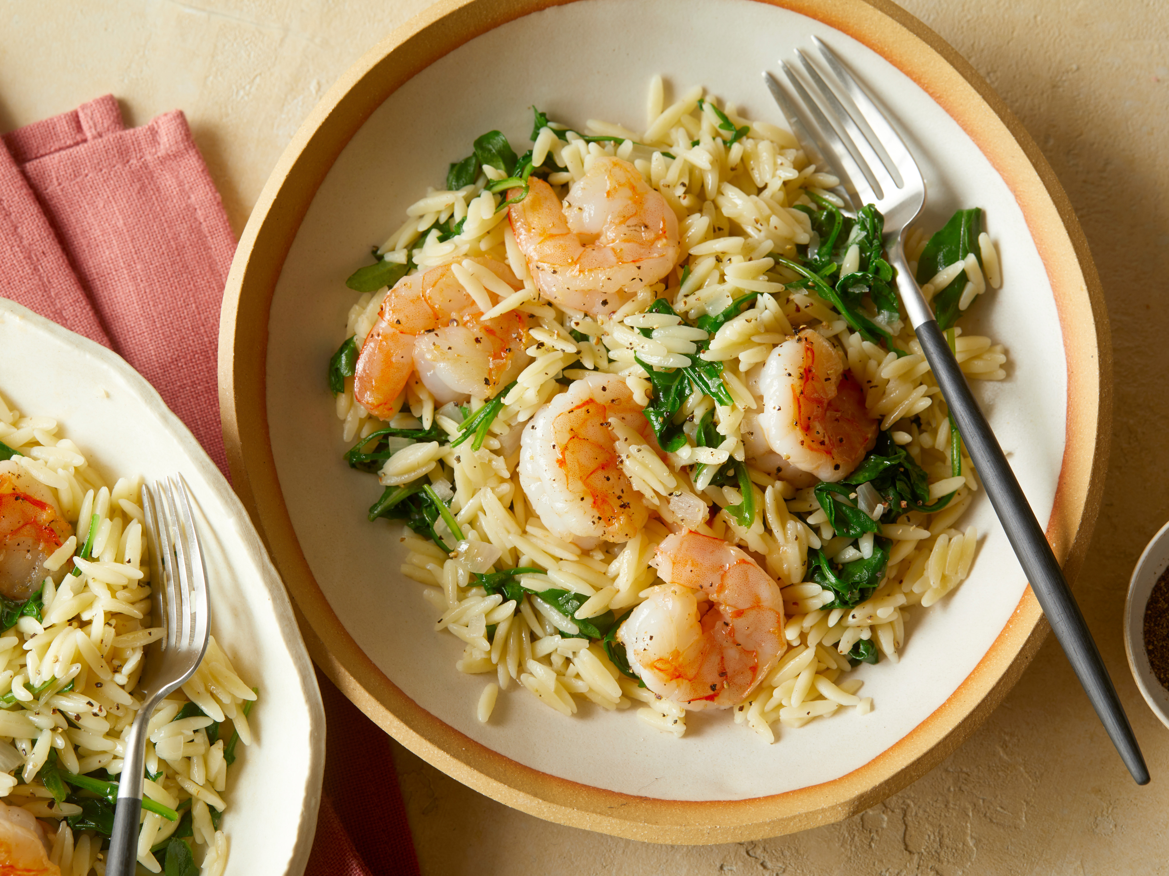 Lemony Shrimp Scampi With Orzo And