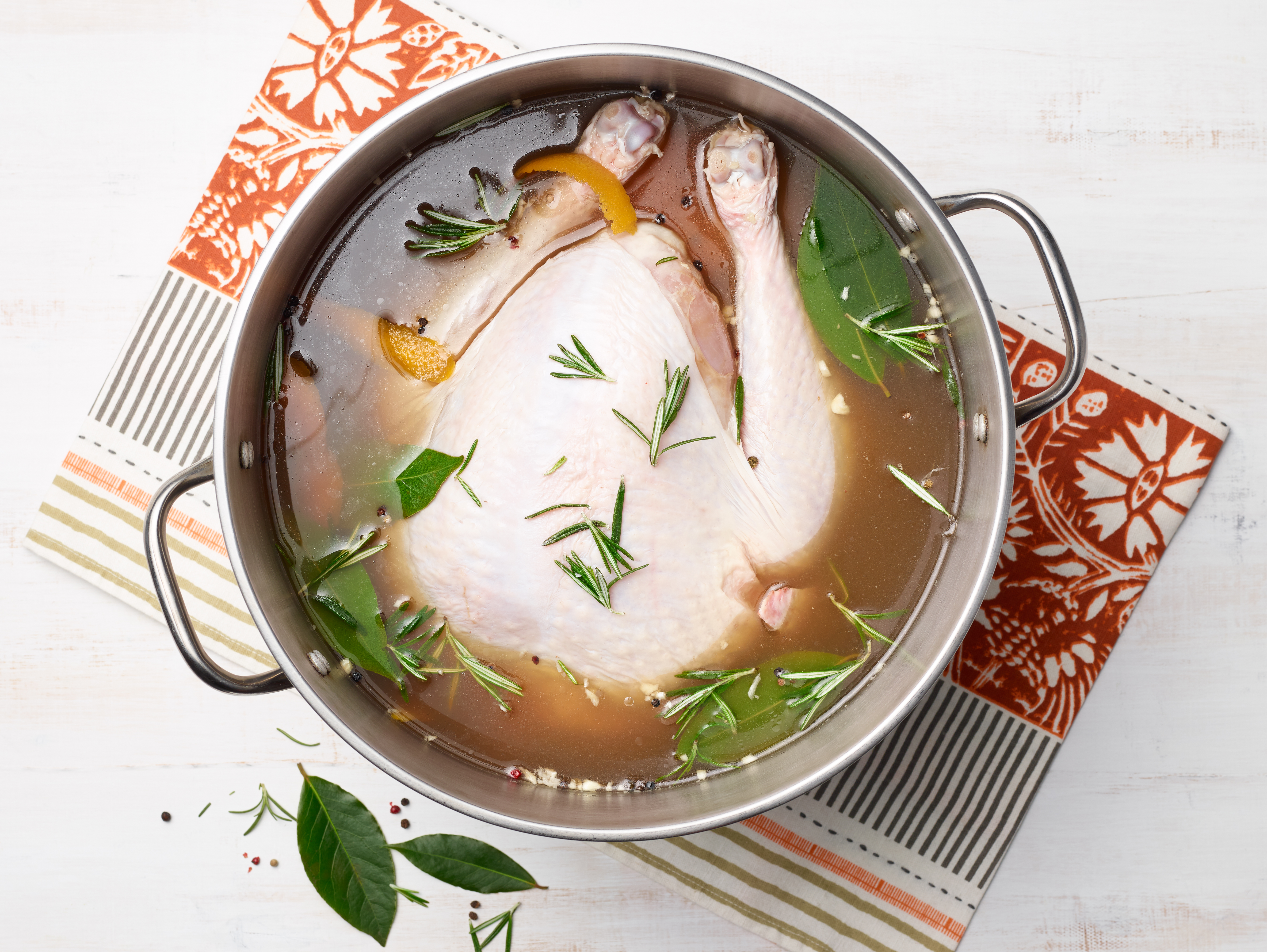 Easy Turkey Brine Recipe with Garlic Herb Butter - Oh So Delicioso