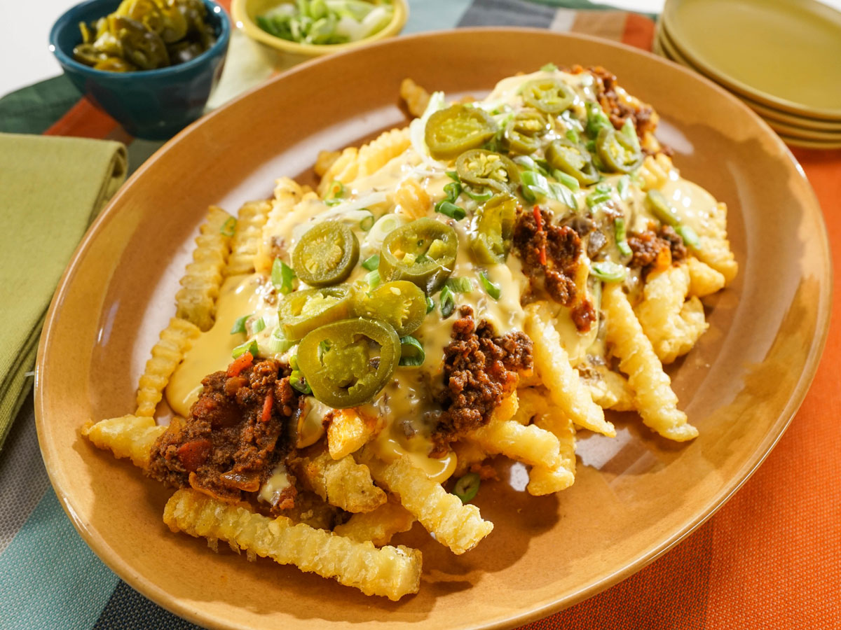 Nunya Business Chili Cheese Fries Recipe | Sunny Anderson | Food Network