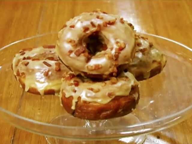 Bacon Apple Maple Donuts