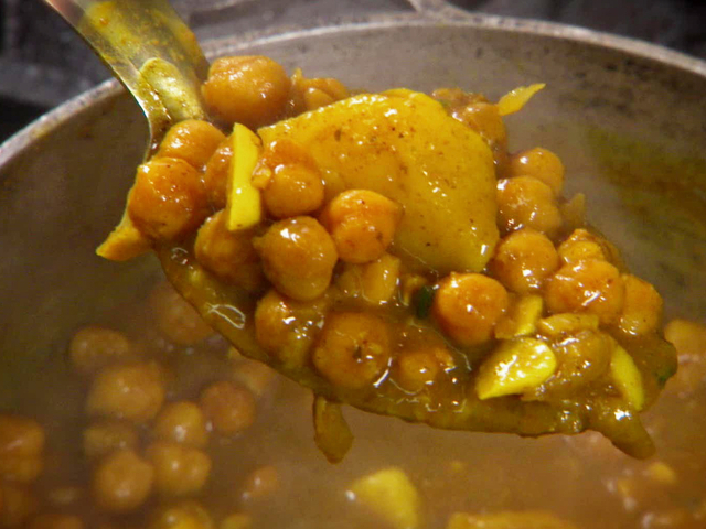 Curry Channa and Potato