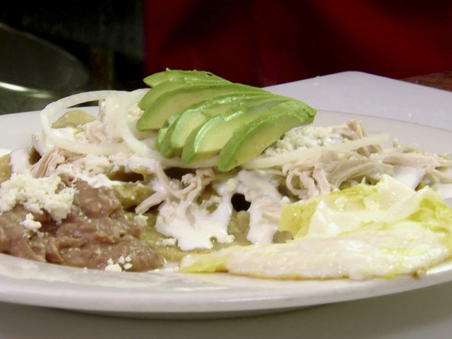 Chilaquiles in Green Sauce