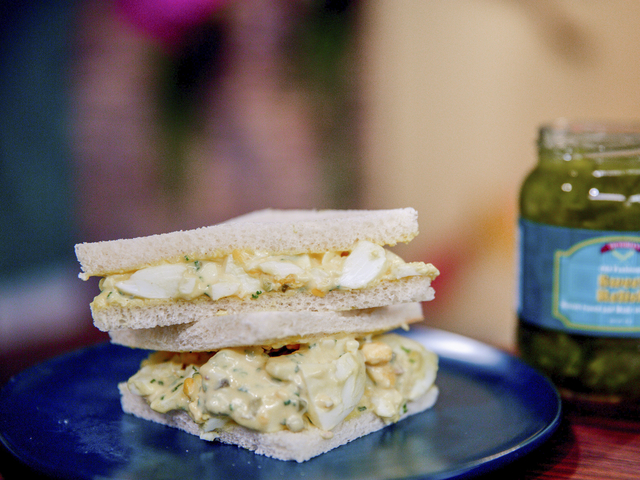 Classic Egg Salad With Relish Recipe Geoffrey Zakarian Food Network
